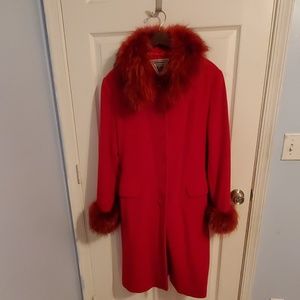 Marvin Richards Coat w/ Fur trim collar and cuffs